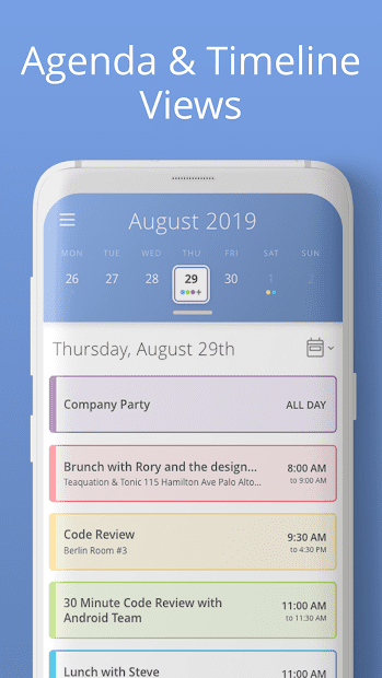 Download the Calendar Android App Now Calendar