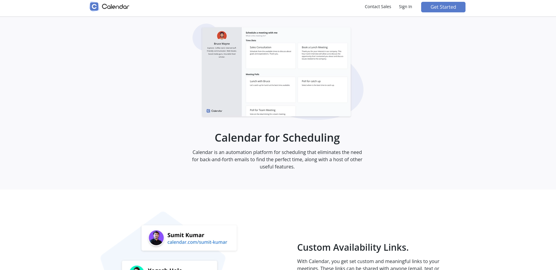 Calendar Scheduling